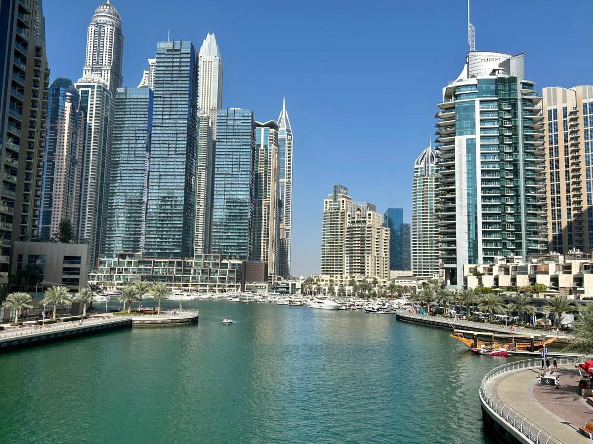 5 Star Serviced Apartment With Beach Access In The Heart Of Dubai Marina Free Welcome Gift Box Upon Arrival Exterior foto